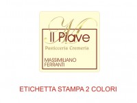Etichette adesive per pasticcerie, bar, panetterie e gelaterie (mm 30x30)  (cod.39/I )